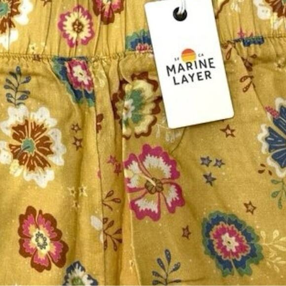 NWT Marine Layer Daydream PJ Short Retro Hibiscus Retail $58 Size XS - Picture 3 of 5